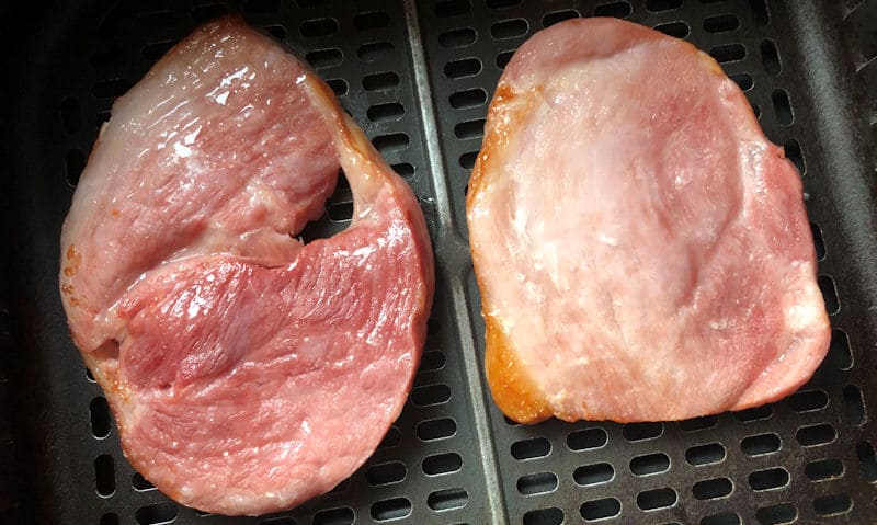 How to cook Gammon Steak in air fryer