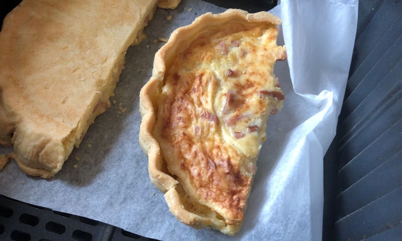 How to reheat Quiche in air fryer